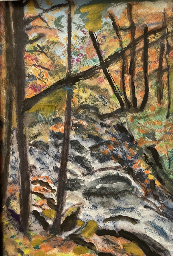 Cascading Water by Lawrence Greenfield