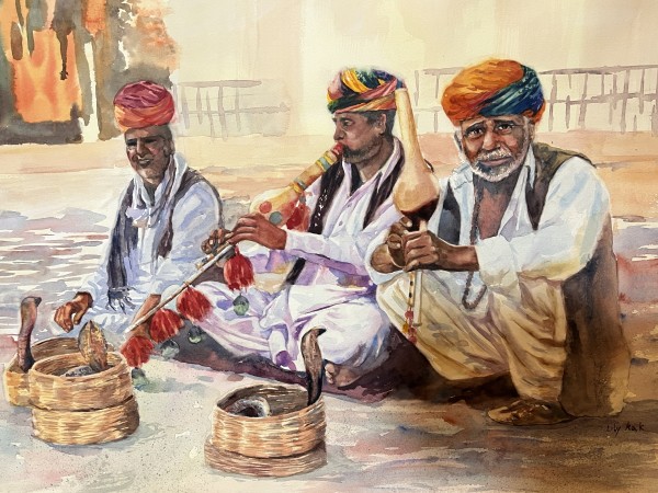 Snake Charmers by Lily Kak