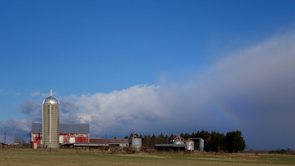 Cloud Swept Silo by Lisa Sieg