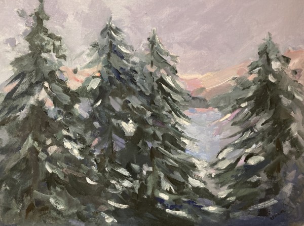Snow Pines by Penny Smith