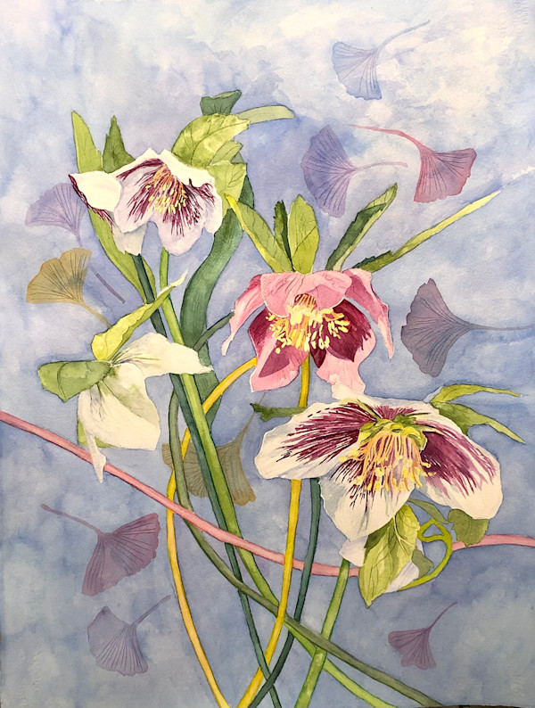 February Roses by Barbara Bell