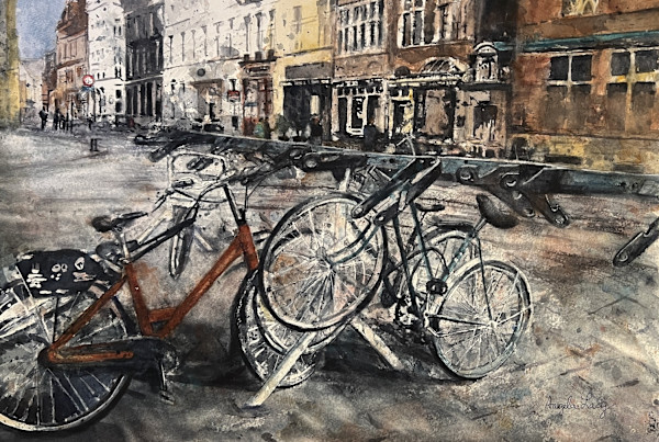 Bicycle Chaos by Angela Lacy