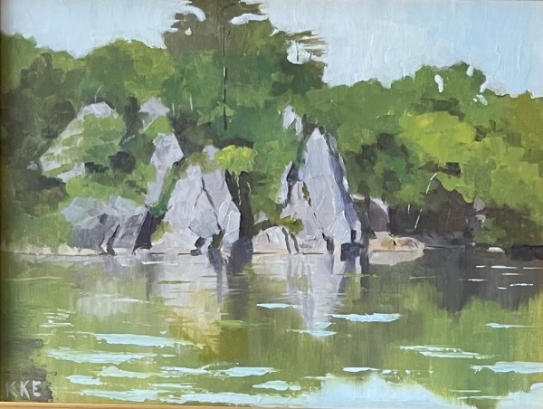 Potomac Reflections by Karen Kuell Epstein