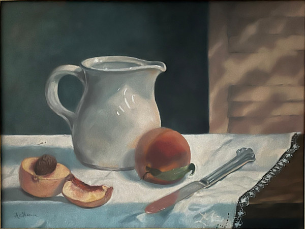 Fresh Peaches by Katherine Bloom, Image 1.