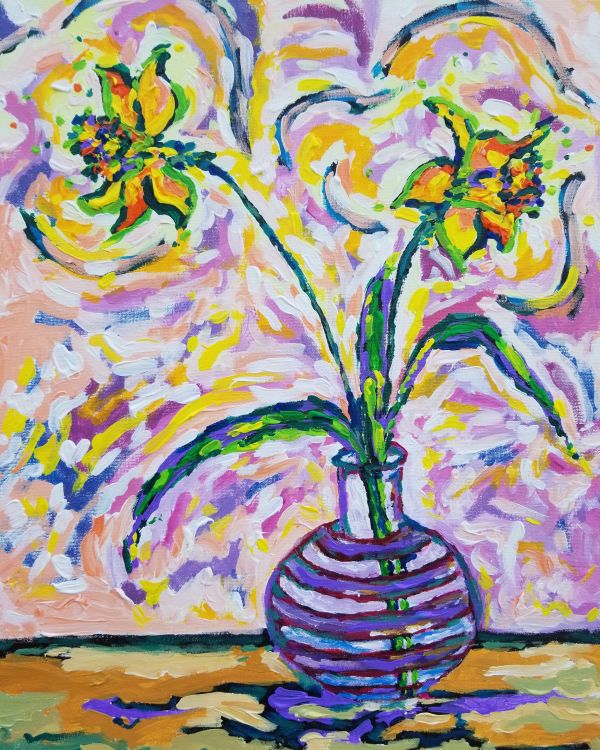 March Daffodils by Lynn Faiola