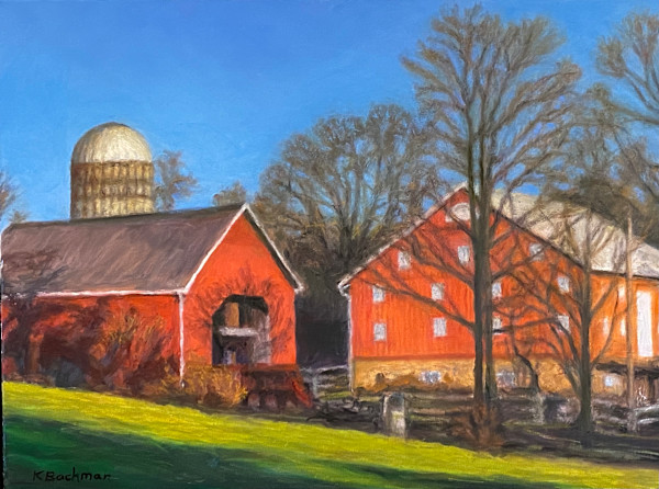 The Red Barns by Ken Bachman, Image 1.