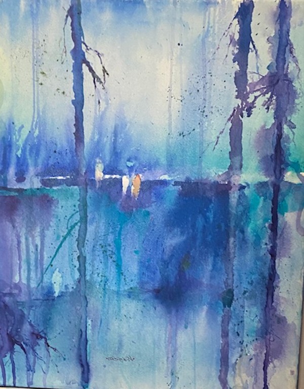 Blue Landscape by Jane Salomon