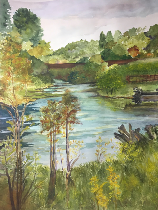 Lazy River II by Monika Griff
