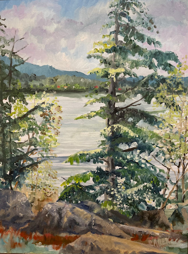 Winter on the Lake by David Allen