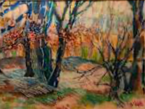 Trees in Autumn by Norma Hintze