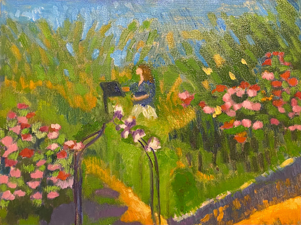 Painting the Rose Garden by Shoshana Ringel, Image 1.