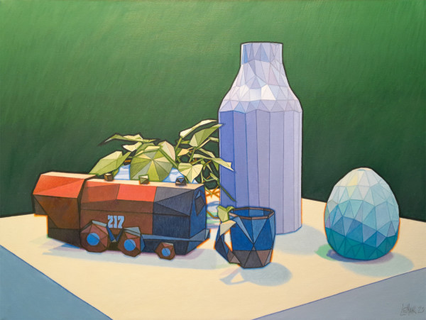 Still Life with Locomotive by Robert Le Mar