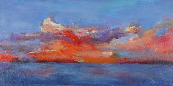 Orange Cloud Vision by Sarah Clayton Davis
