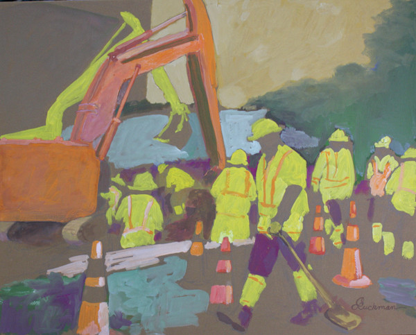 Purple Line Construction by Chris Luckman