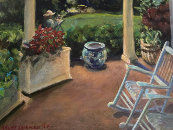River Farm Porch by Renee Lachman
