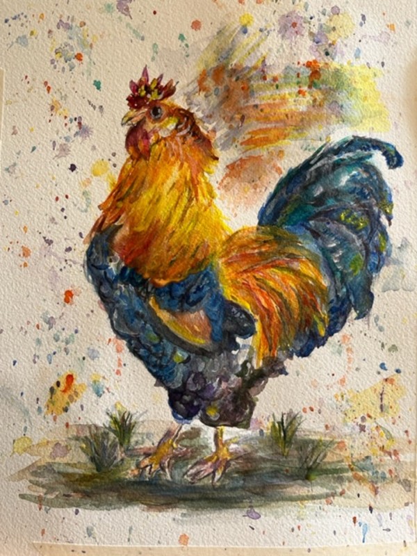 Rooster Time by Karen Shapiro