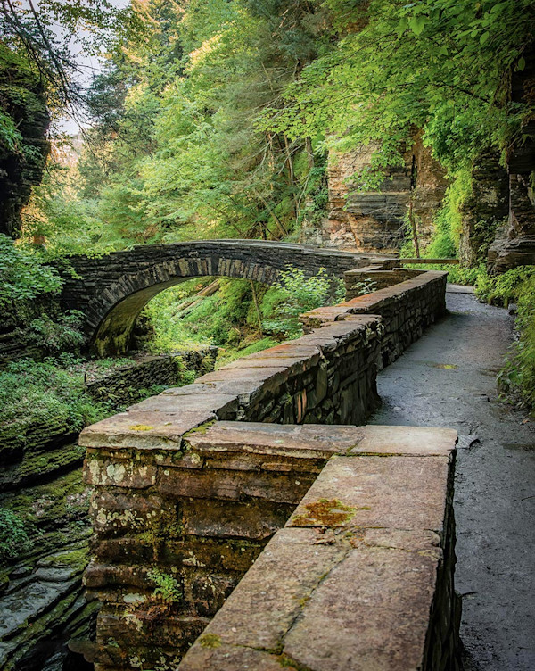 Tremon Gorge Bridge, Ithaca NY by Cecelia M. Laurendeau