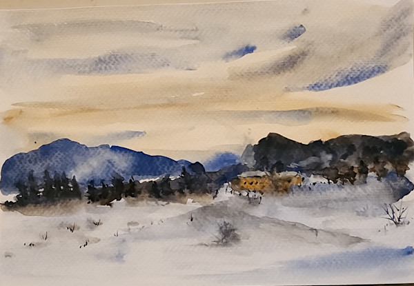 Winter Lodge by Prakhara Harter