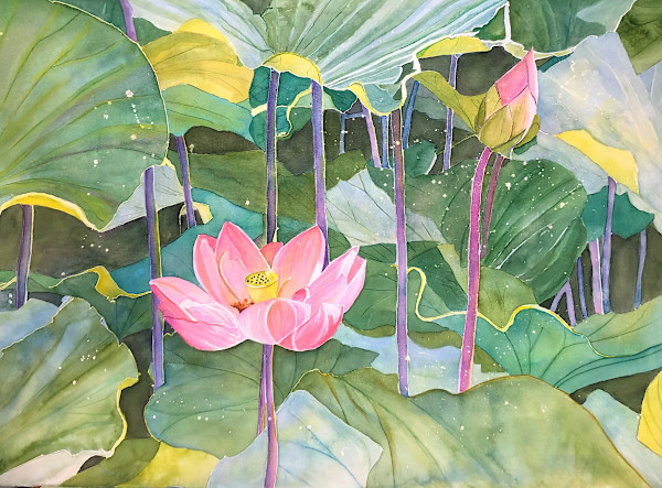 At the Pond by Barbara Bell