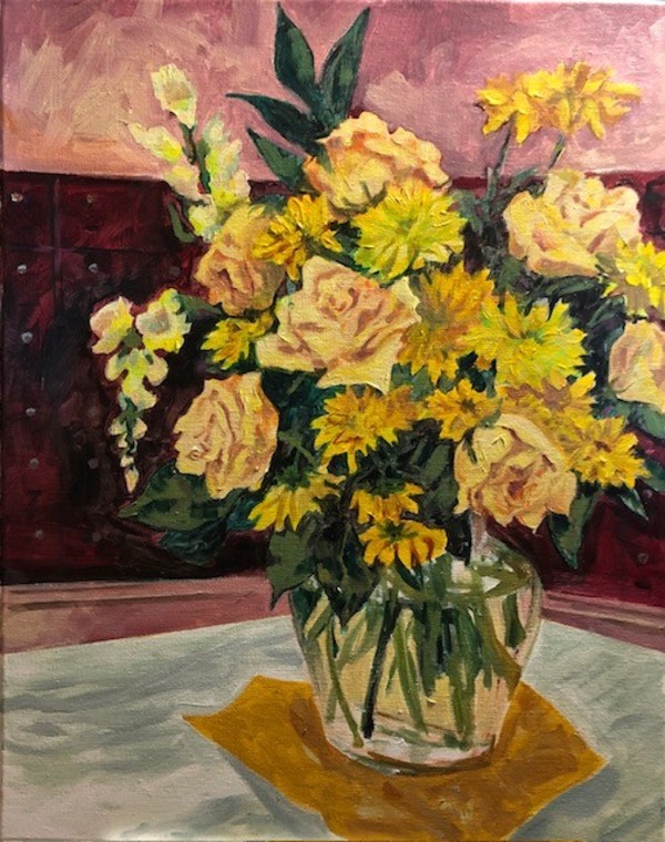 Yellow Flowers by Sonia Sniderman
