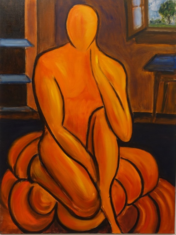 Androgyny in Orange by John Francis Steffen
