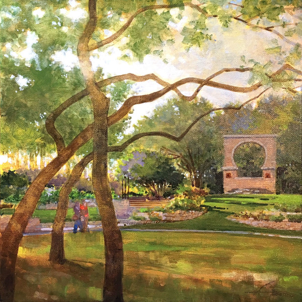 Butler Window Morning - Zilker Botanical Garden Austin, Texas by Baron Wilson