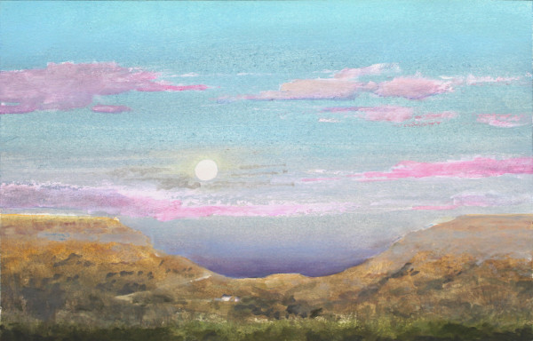 Comanche Moonrise At Castle Gap by Baron Wilson