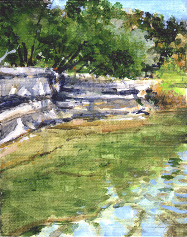 Lower Bull Creek Ledge by Baron Wilson