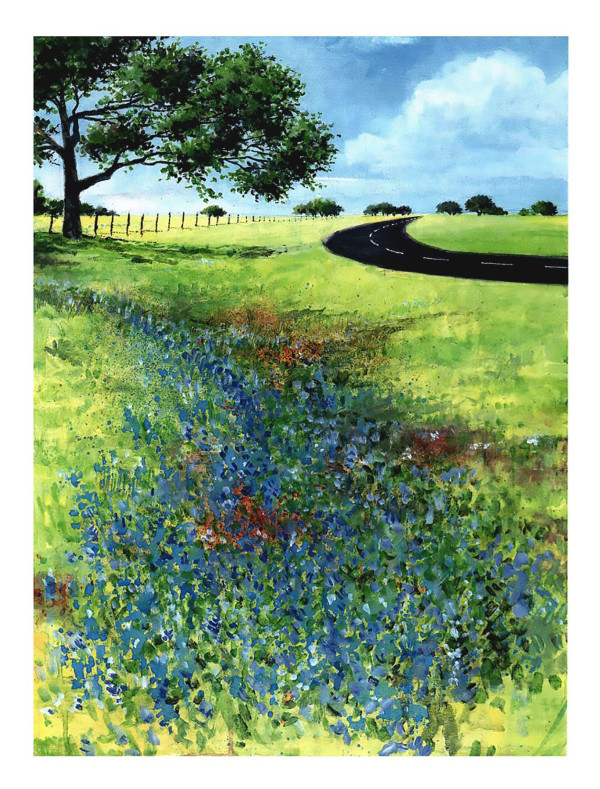 "Spring Road" large "Artist Proof" giclee print by Baron Wilson