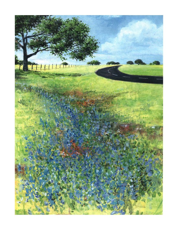 "Spring Road" small giclee print by Baron Wilson