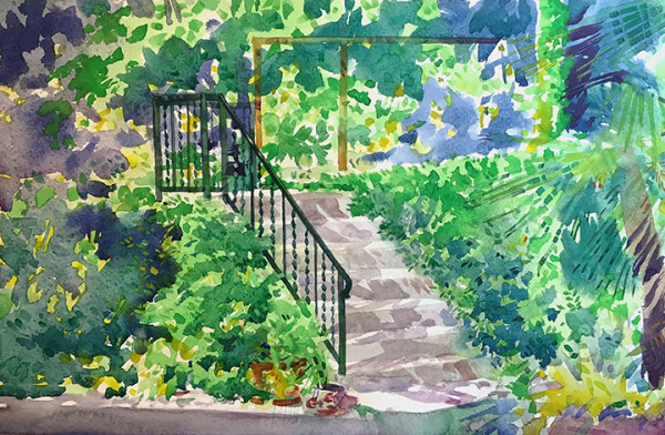 Garden Staircase 2 by Baron Wilson