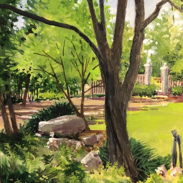 Springtime Shade - Zilker Botanical Garden Austin, Texas by Baron Wilson