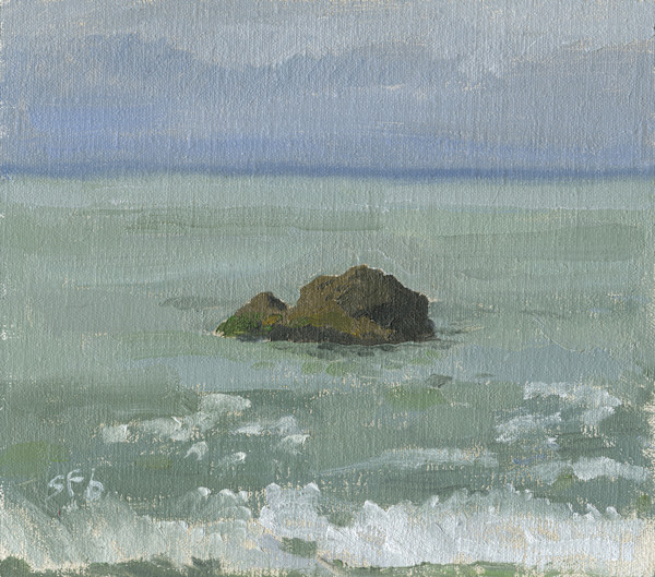 McVay Beach - Gray Day by Sarah F. Burns
