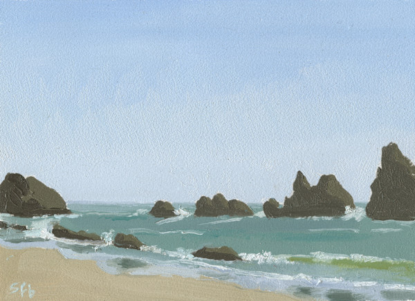 Seal Rock Gorgeous Day by Sarah F. Burns