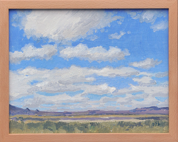 Cumulus Clouds at Summer Lake by Sarah F. Burns