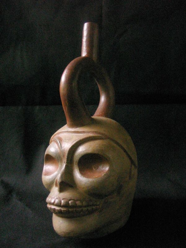 Peruvian Moche IV Stirrup Spout Vessel (1) by Unknown