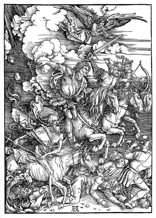 Die Apokalytischen Reiter (Four Horseman of the Apocalyse by Albrecht Durer