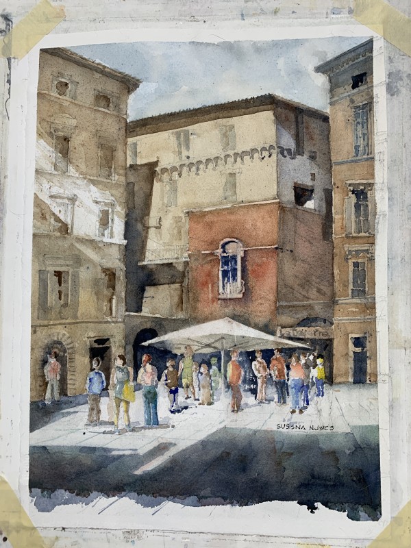 In The Piazza by Robert Sussna