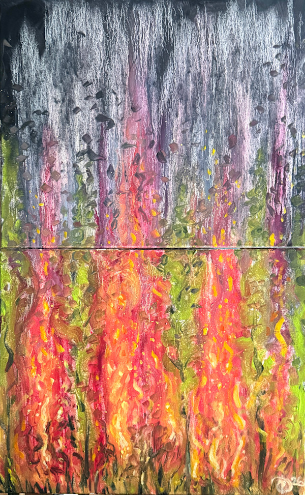 'Driptych' - Confligration by David Diethelm, Image 1.