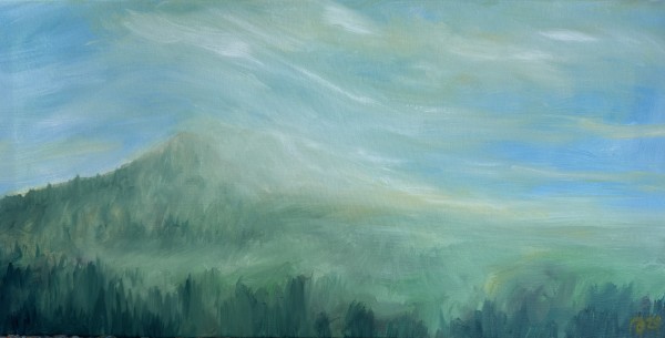 Foggy Butte by David Diethelm