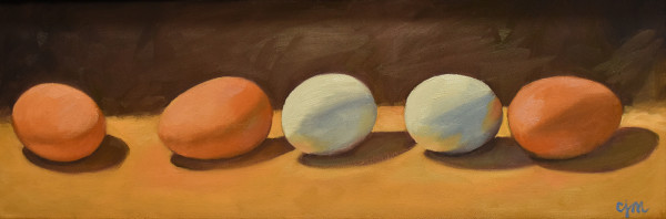 Five Eggs from Chickens I Have Known by Claudia Morgan