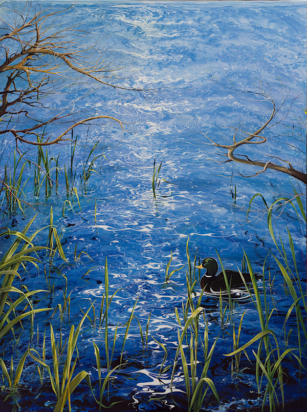Progress shot of First Duck by elva hook