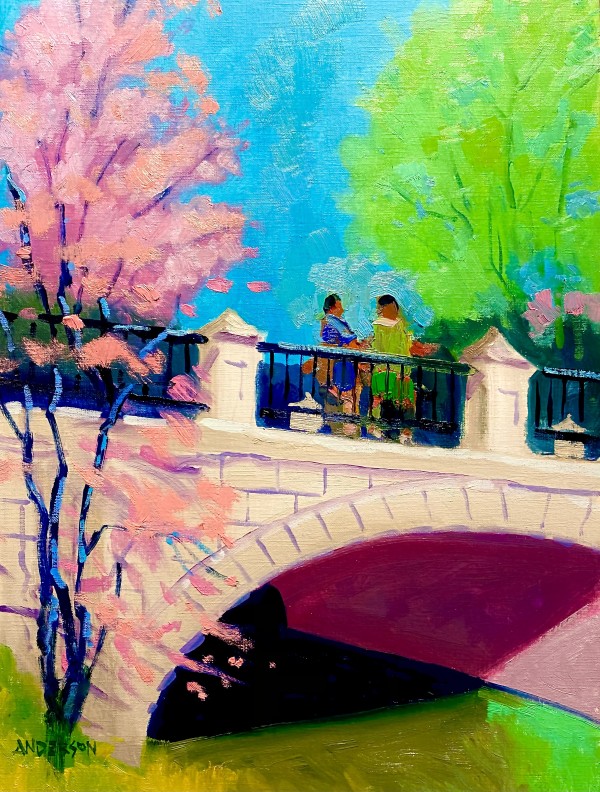 Crossing a Bridge by Michael Anderson