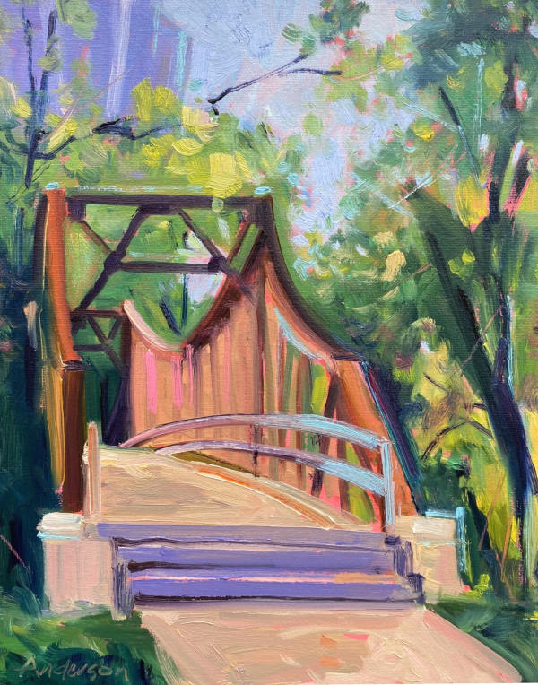 Footbridge by Michael Anderson