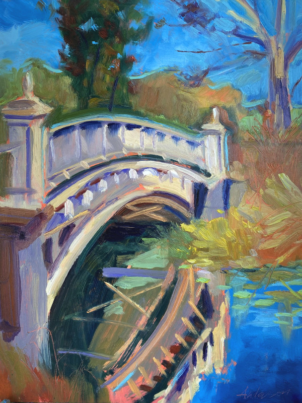 October Bridge by Michael Anderson