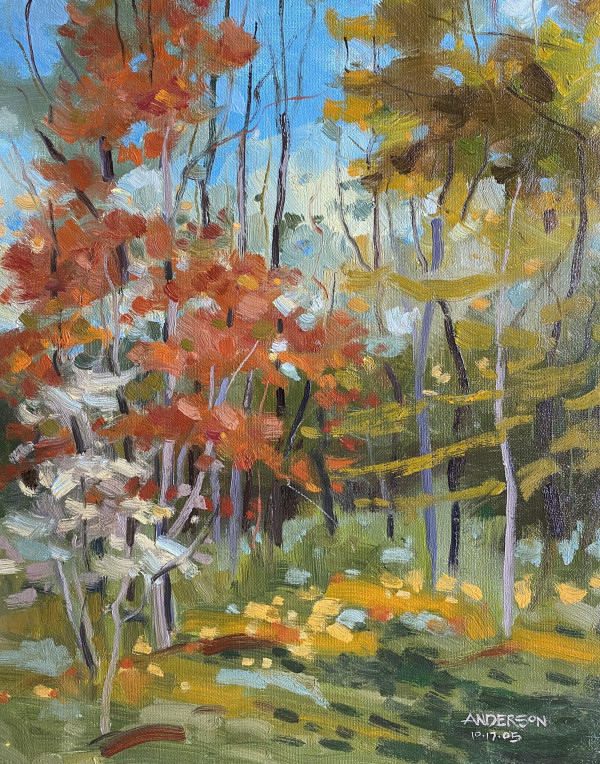 October Trees by Michael Anderson