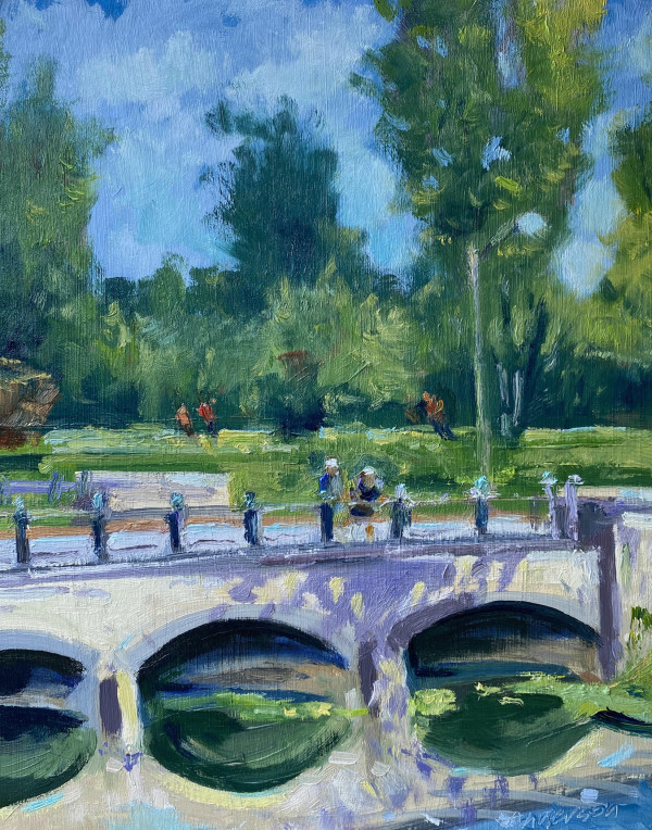 Three Arched Bridge Moment by Michael Anderson