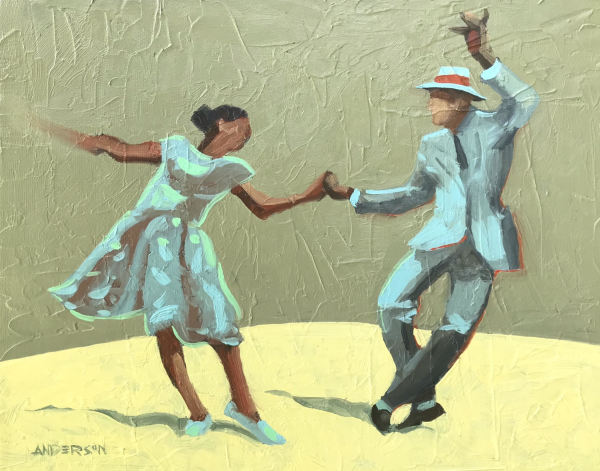 Swing Dancers by Michael Anderson