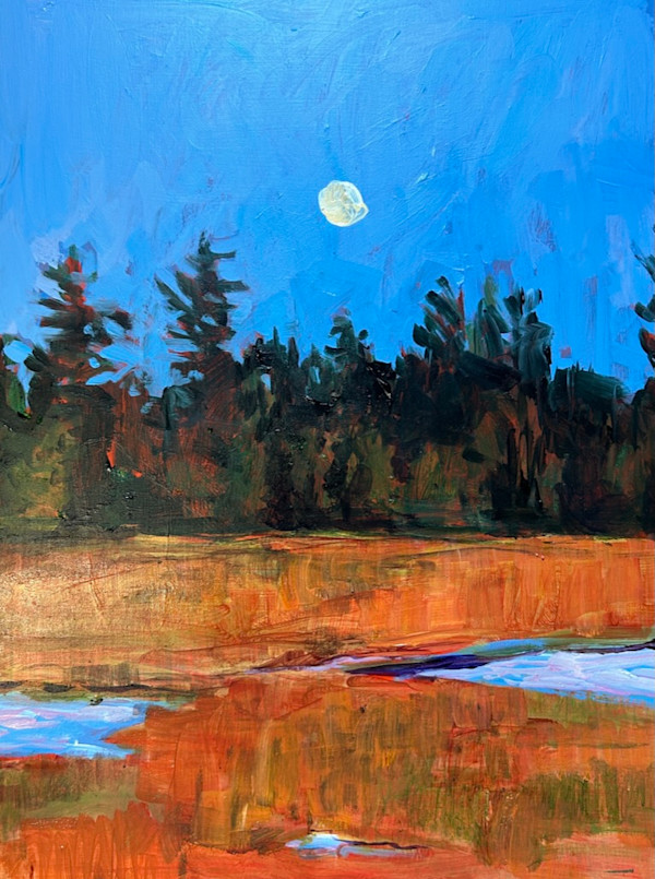 Autumn Moonrise by Holly Friesen
