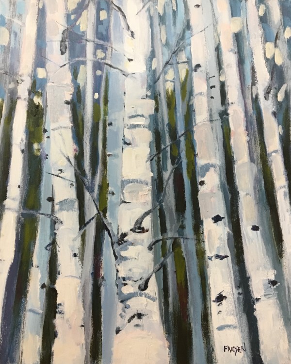 Birch Study by Holly Friesen